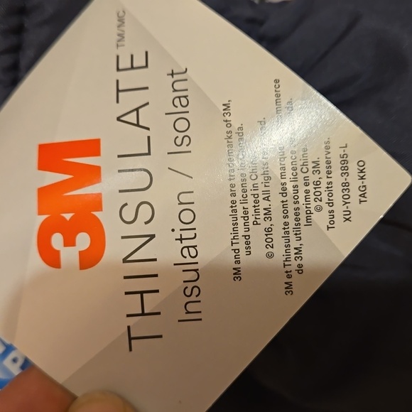 NWT 3M Thinsolate mens navy gloves Sz L - Picture 4 of 8